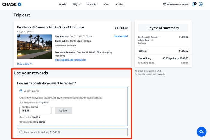 Use Chase Points for Excellence Collection hotels through Chase Travel Use Chase Points for Excellence Collection hotels through Chase Travel