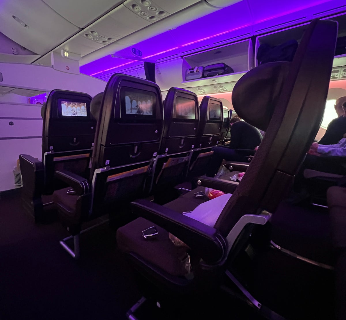 Virgin Atlantic Economy Seating