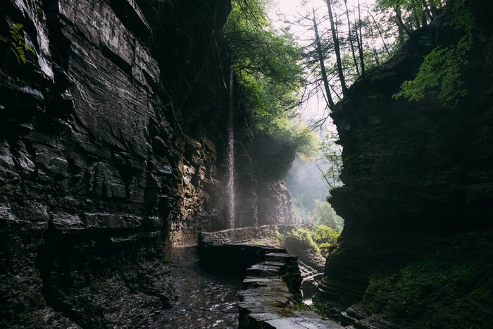Waterfalls at Watkins Glen State Park Waterfalls at Watkins Glen State Park