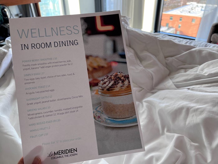 Wellness In Room Dining Menu at Le Meridien Columbus Wellness In Room Dining Menu at Le Meridien Columbus