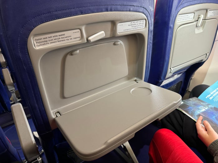 Wizz Air CPH GDN tray table Wizz Air CPH GDN tray table