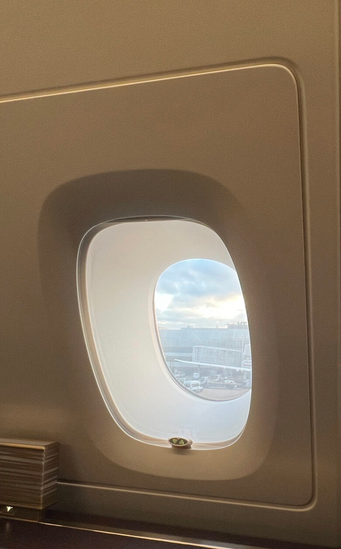 Etihad A380 First Class Apartment Window Button