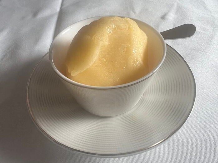 Etihad First Class Apartment Mango Sorbet