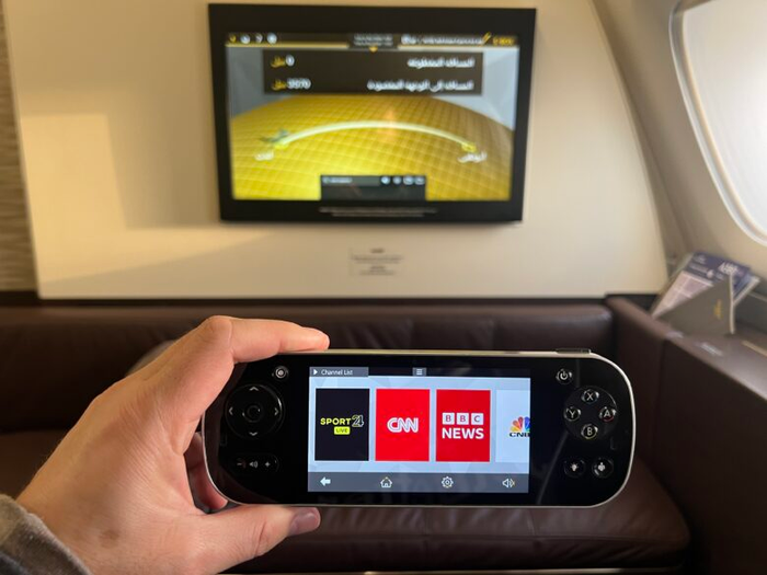 Etihad A380 First Class IFE Controller