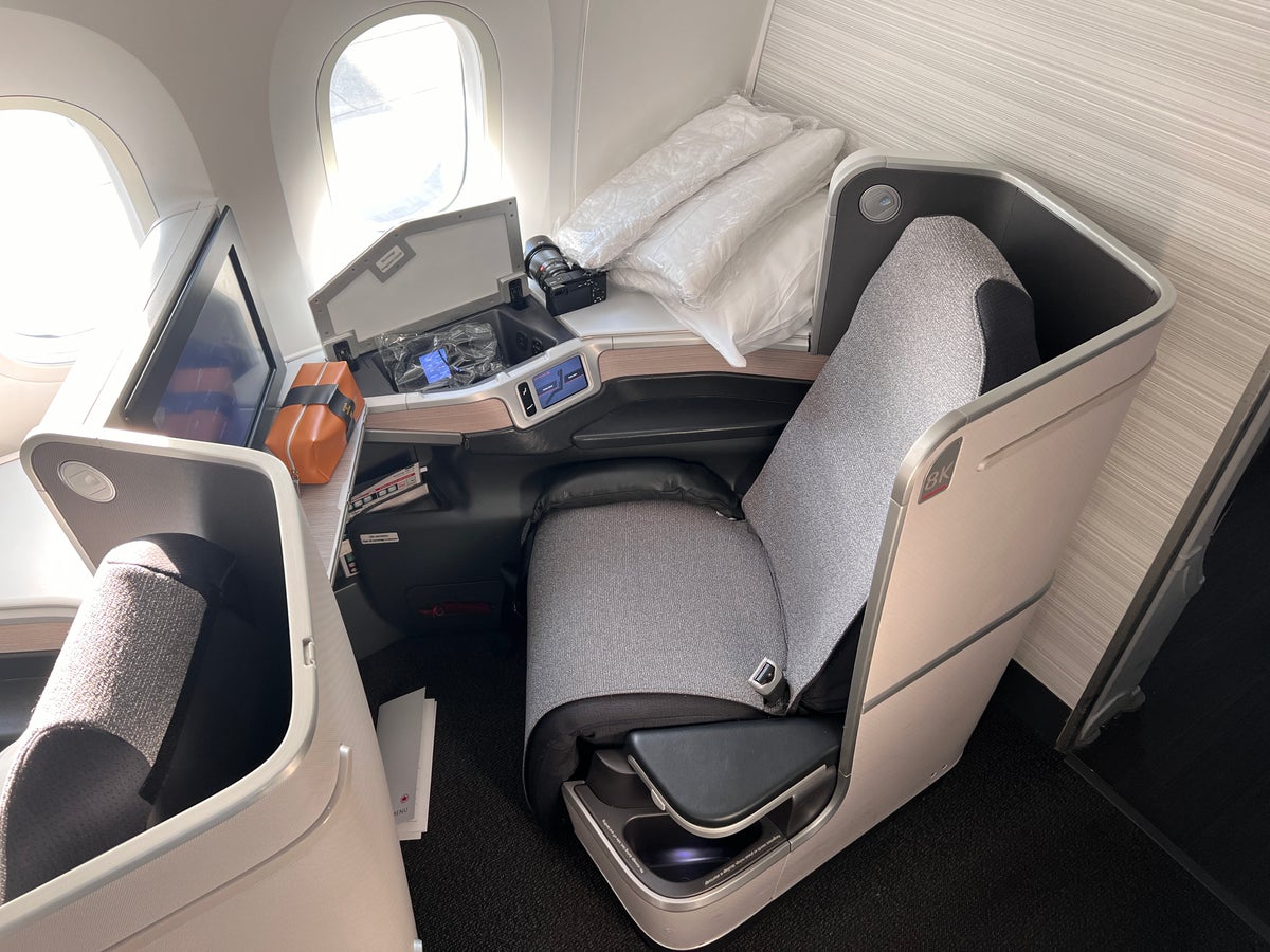 Air Canada business class seat