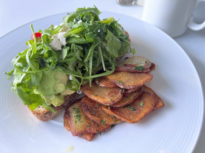 Avocado toast at Sixty One Prime at Hawks Cay Resort Avocado toast at Sixty One Prime at Hawks Cay Resort