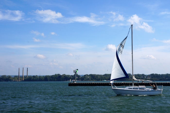 Boats at Presque Isle State Park