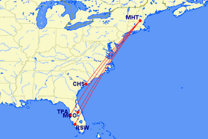 Breeze New Sunshine Routes from Manchester MHT