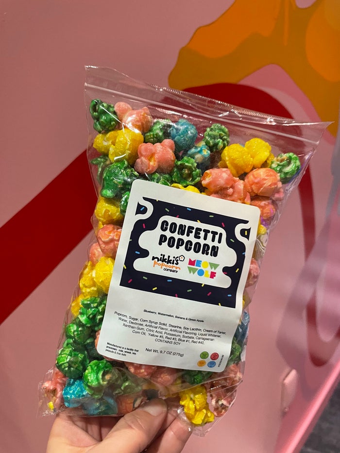 Cafe popcorn at Meow Wolf Grapevine The Real Unreal Cafe popcorn at Meow Wolf Grapevine The Real Unreal