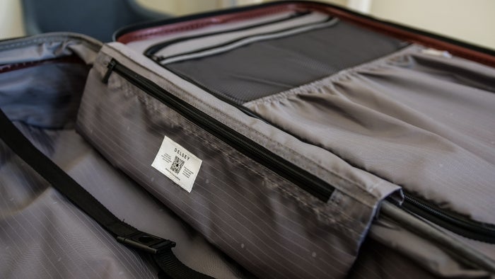 Delsey Titanium Interior Pockets