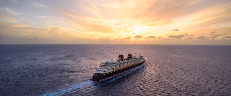 Disney Cruise Ship in open water