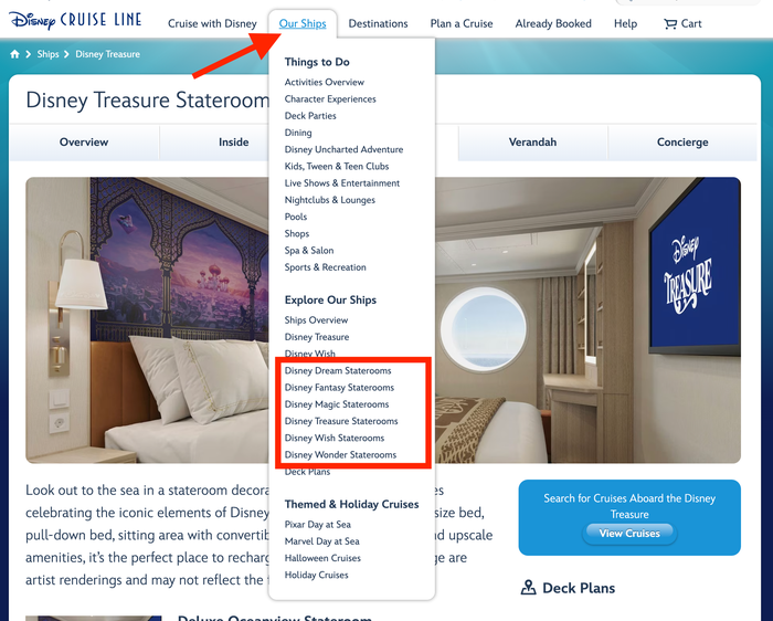 Disney cruise staterooms info Disney cruise staterooms info