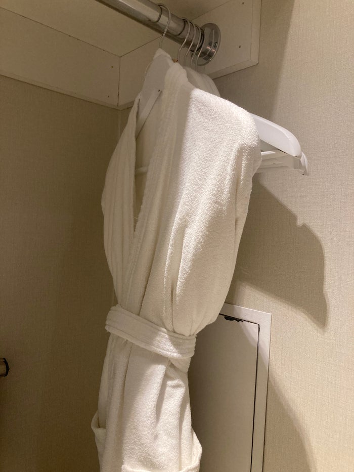 Dream Midtown robe in closet Dream Midtown robe in closet