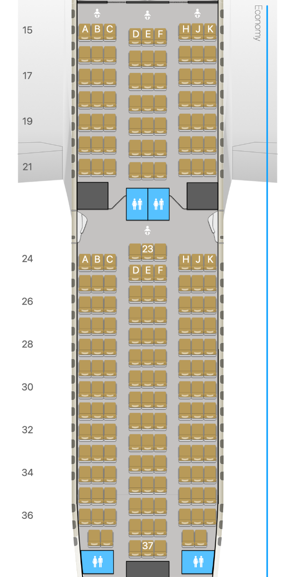 Etihad 787 9 economy seat map Aerolopa