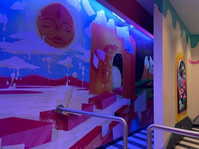 Exhibition entrance at Meow Wolf Grapevine The Real Unreal Exhibition entrance at Meow Wolf Grapevine The Real Unreal