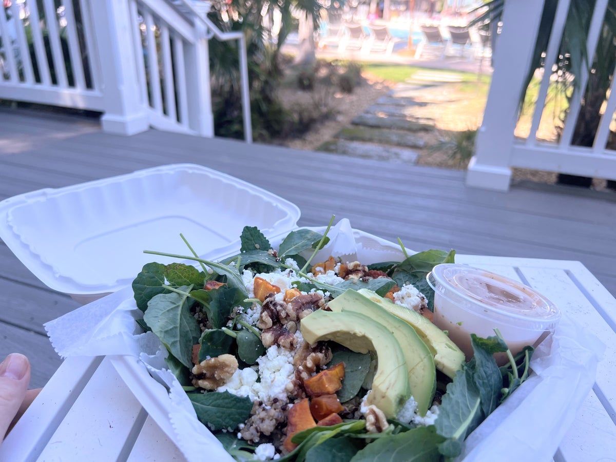 Kale and quinoa salad from Tiki Grill