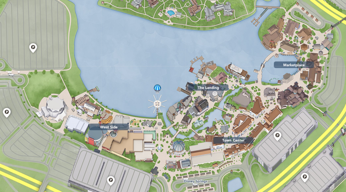 Map Disney Springs