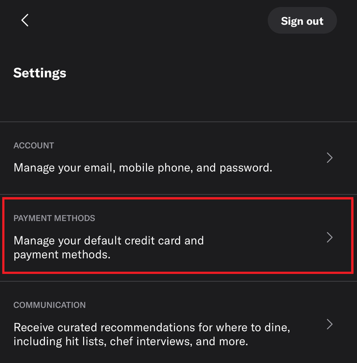 Resy mobile app payment Resy mobile app payment