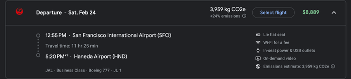 SFO HND Google flights SFO HND Google flights