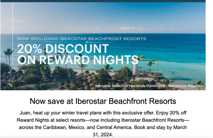 IHG Rewards 20% Off Screenshot