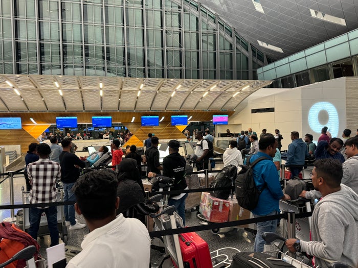 SriLankan check in DOH SriLankan check in DOH