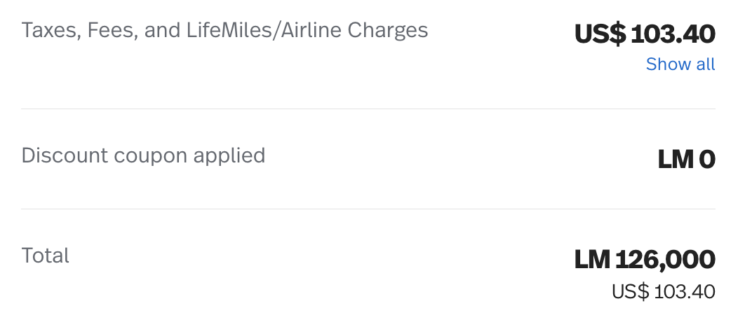 TAP Air Portgual business class booking costs EWR LIS using LifeMiles