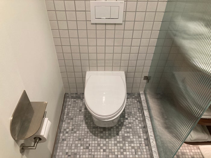 Thompson Washington DC junior suite bathroom toilet Thompson Washington DC junior suite bathroom toilet