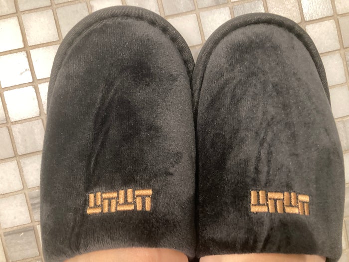 Thompson Washington DC junior suite slippers Thompson Washington DC junior suite slippers
