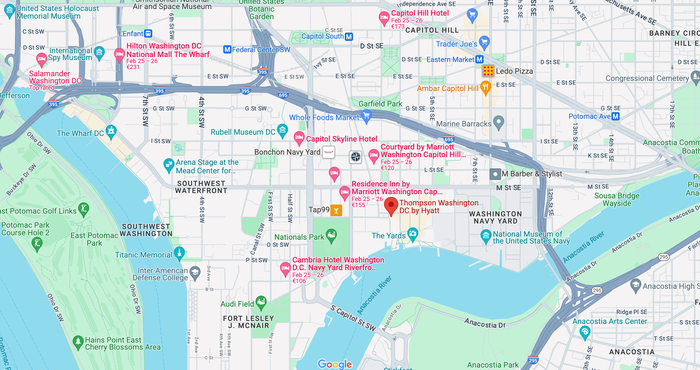 Thompson Washington DC location on Google Maps Thompson Washington DC location on Google Maps