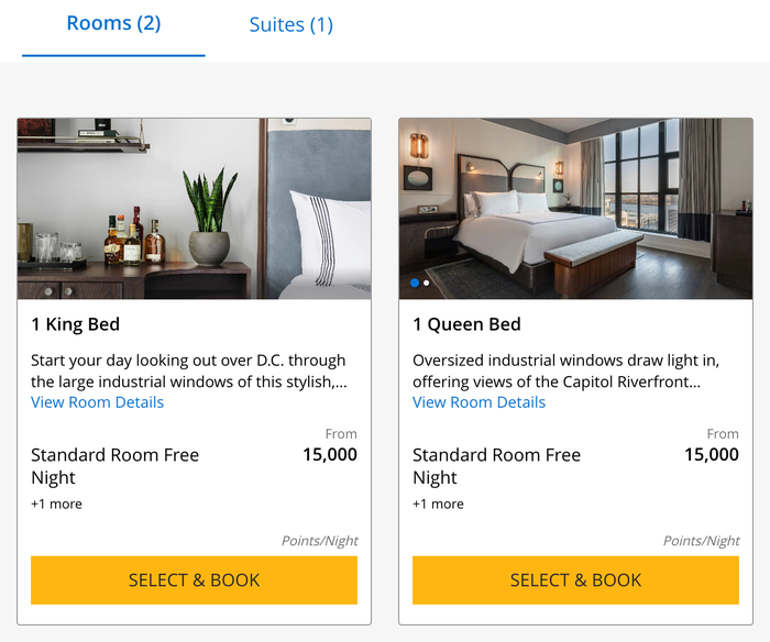 Thompson Washington DC points cost Thompson Washington DC points cost