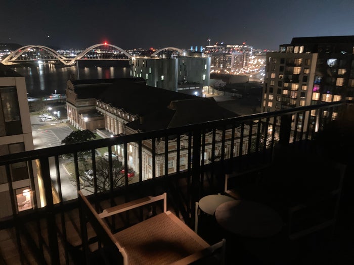 Thompson Washington DC rooftop bar view Thompson Washington DC rooftop bar view