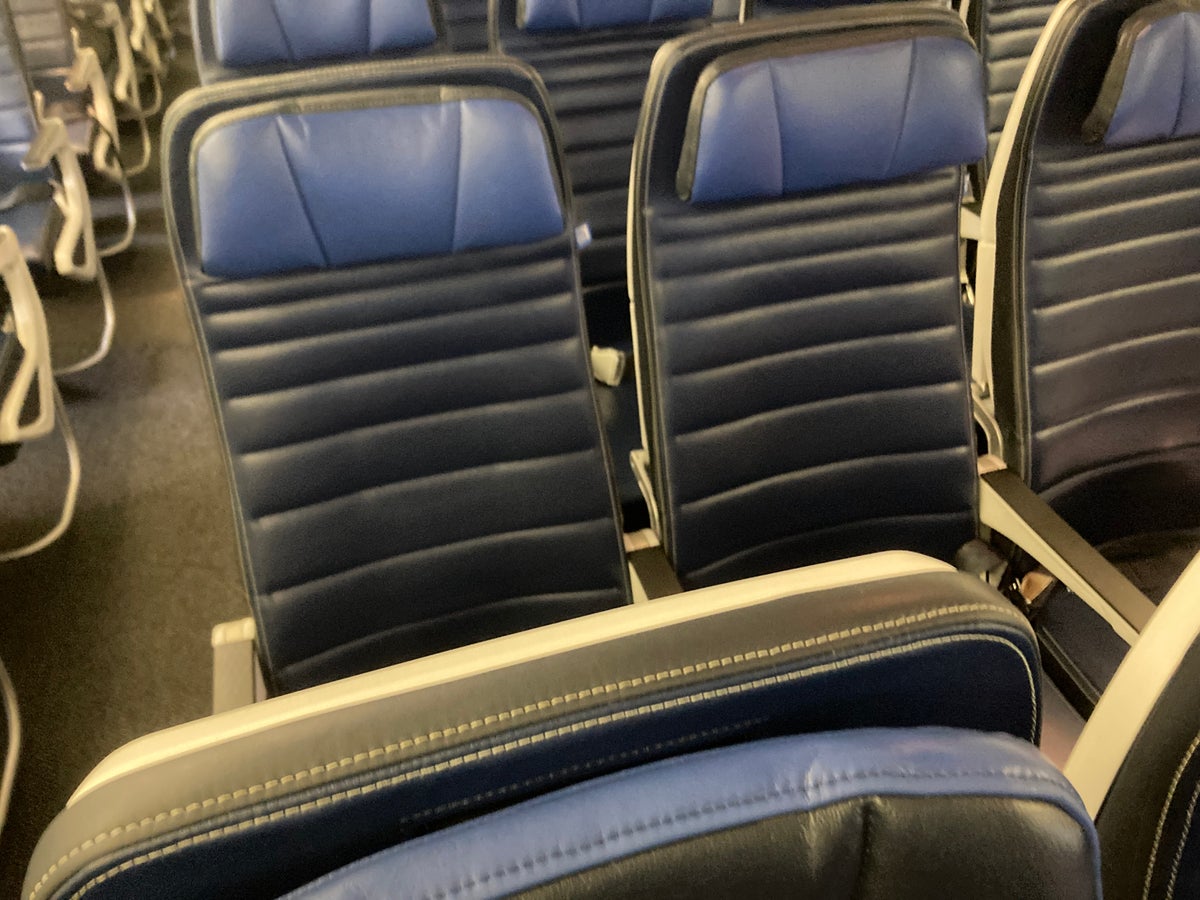 United Boeing 777 200 economy seats rear cabin