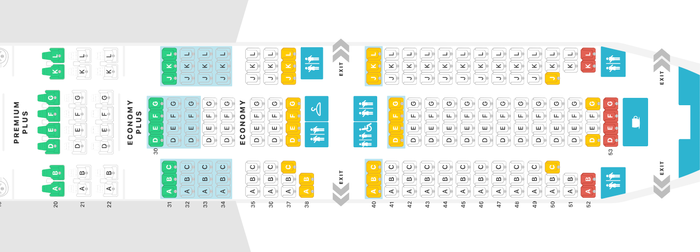 United Boeing 777 200 seat layout from Seat Guru