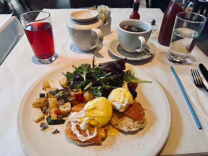 Dream Midtown breakfast salmon