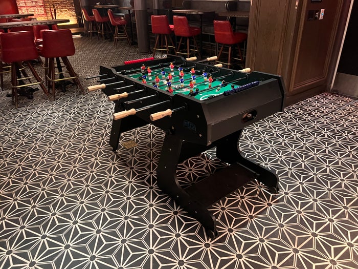 Hyatt Dream Midtown Fishbowl foosball