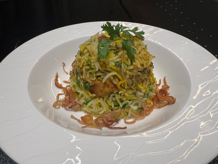 Al Safwa Lounge mujadara Dish Al Safwa Lounge mujadara Dish