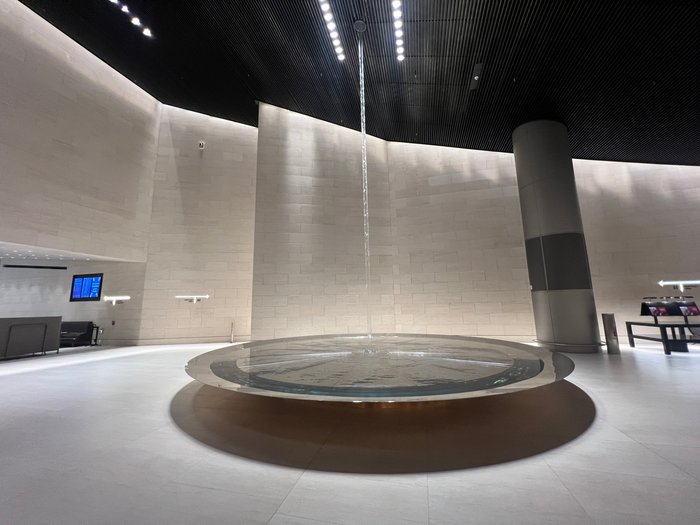 Al Safwa Lounge Waterfall Feature Al Safwa Lounge Waterfall Feature