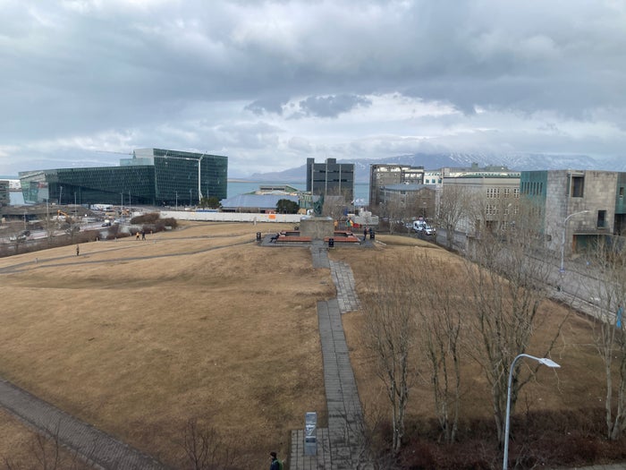 101 Hotel Reykjavik bedroom view from window 101 Hotel Reykjavik bedroom view from window
