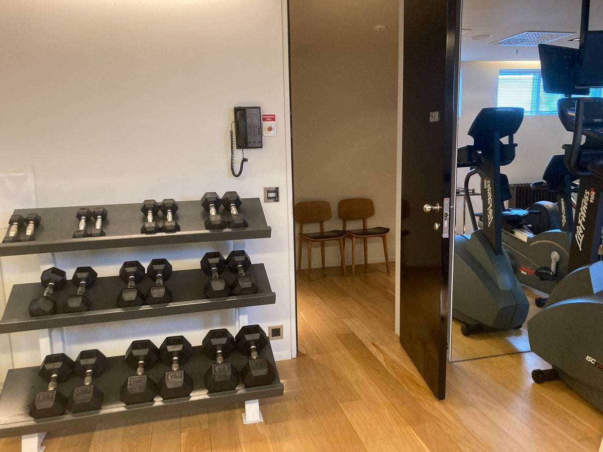 101 Hotel Reykjavik gym weights