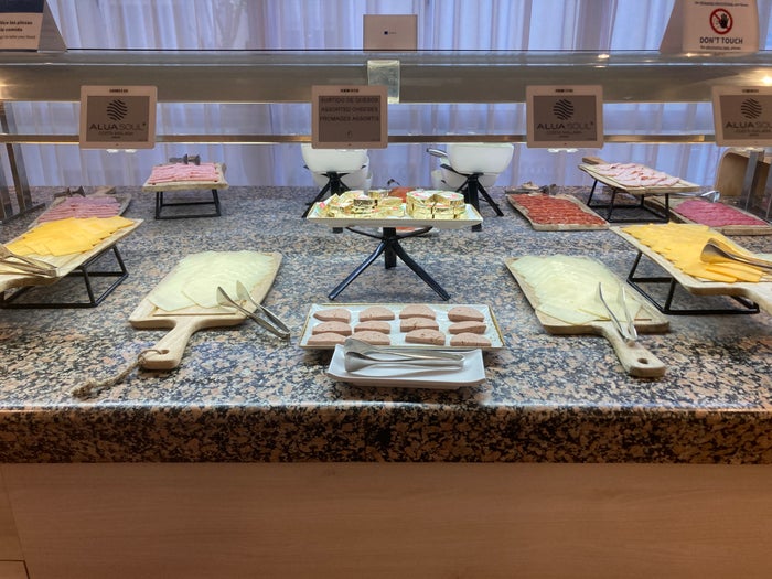 AluaSoul Costa Malaga Terra restaurant breakfast cold cuts AluaSoul Costa Malaga Terra restaurant breakfast cold cuts