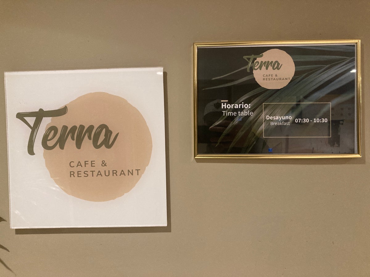 AluaSoul Costa Malaga Terra restaurant signs