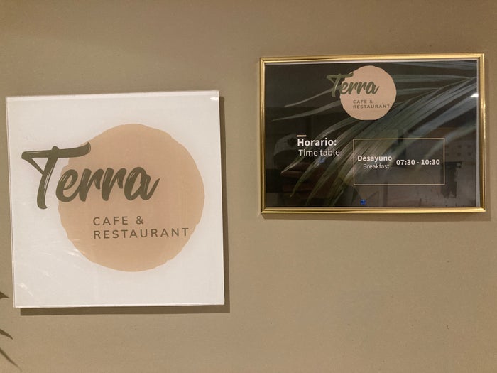 AluaSoul Costa Malaga Terra restaurant signs AluaSoul Costa Malaga Terra restaurant signs