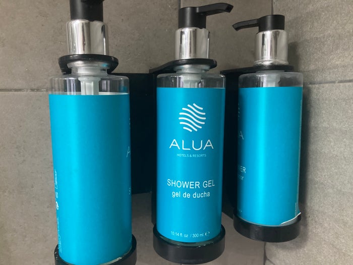 AluaSoul Costa Malaga bathroom shower pump bottles AluaSoul Costa Malaga bathroom shower pump bottles