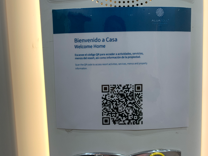 AluaSoul Costa Malaga elevator QR code AluaSoul Costa Malaga elevator QR code