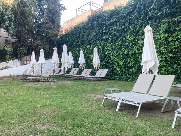 AluaSoul Costa Malaga lounge chairs on grass AluaSoul Costa Malaga lounge chairs on grass