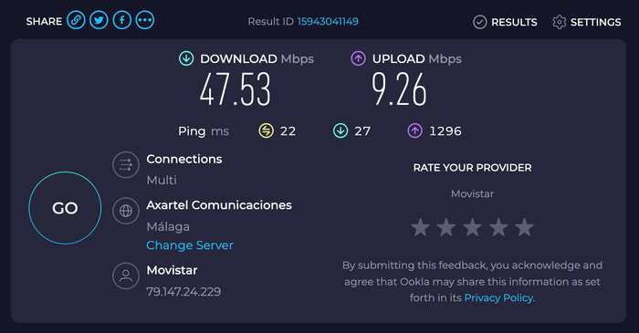 AluaSoul Costa Malaga wifi speed test AluaSoul Costa Malaga wifi speed test