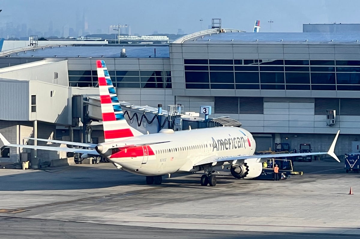 American Airlines Boeing 737 at New York JFK