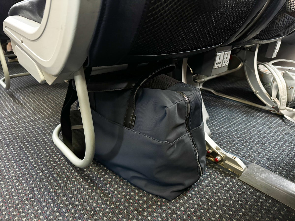 Away The Everywhere Bag under coach seat