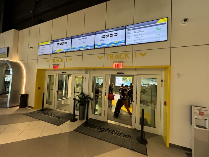 Brightline Boarding Gate