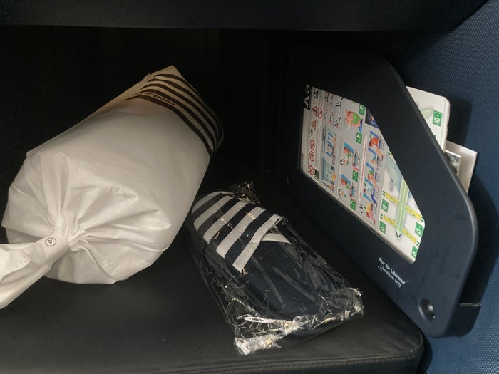 Condor A330 900neo business class footwell Condor A330 900neo business class footwell